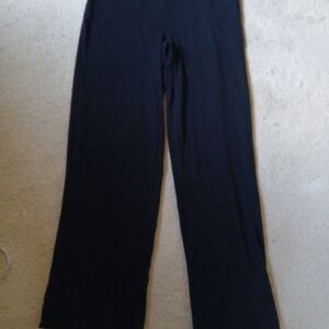 Pact Women's Black Wide-Leg Pants